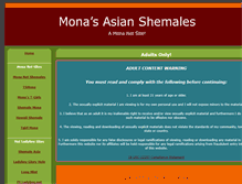 Tablet Screenshot of monas-asian-shemales.com